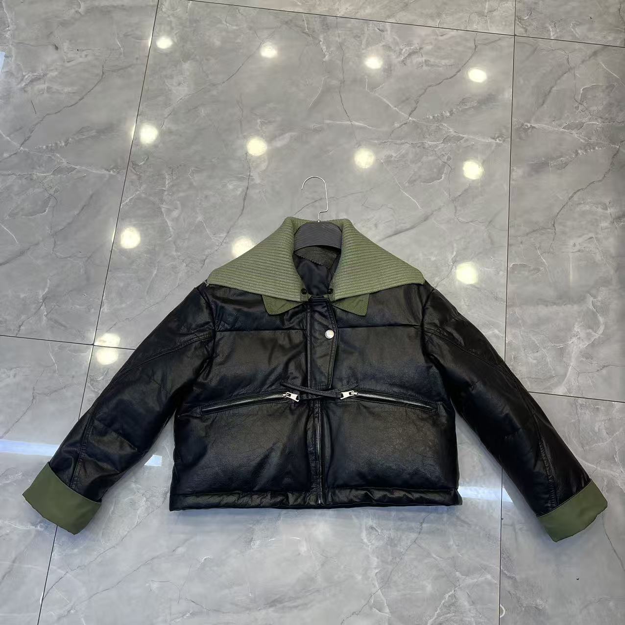 由米-长袖厚款冬季INS风短外套网红女装韩版百搭24100