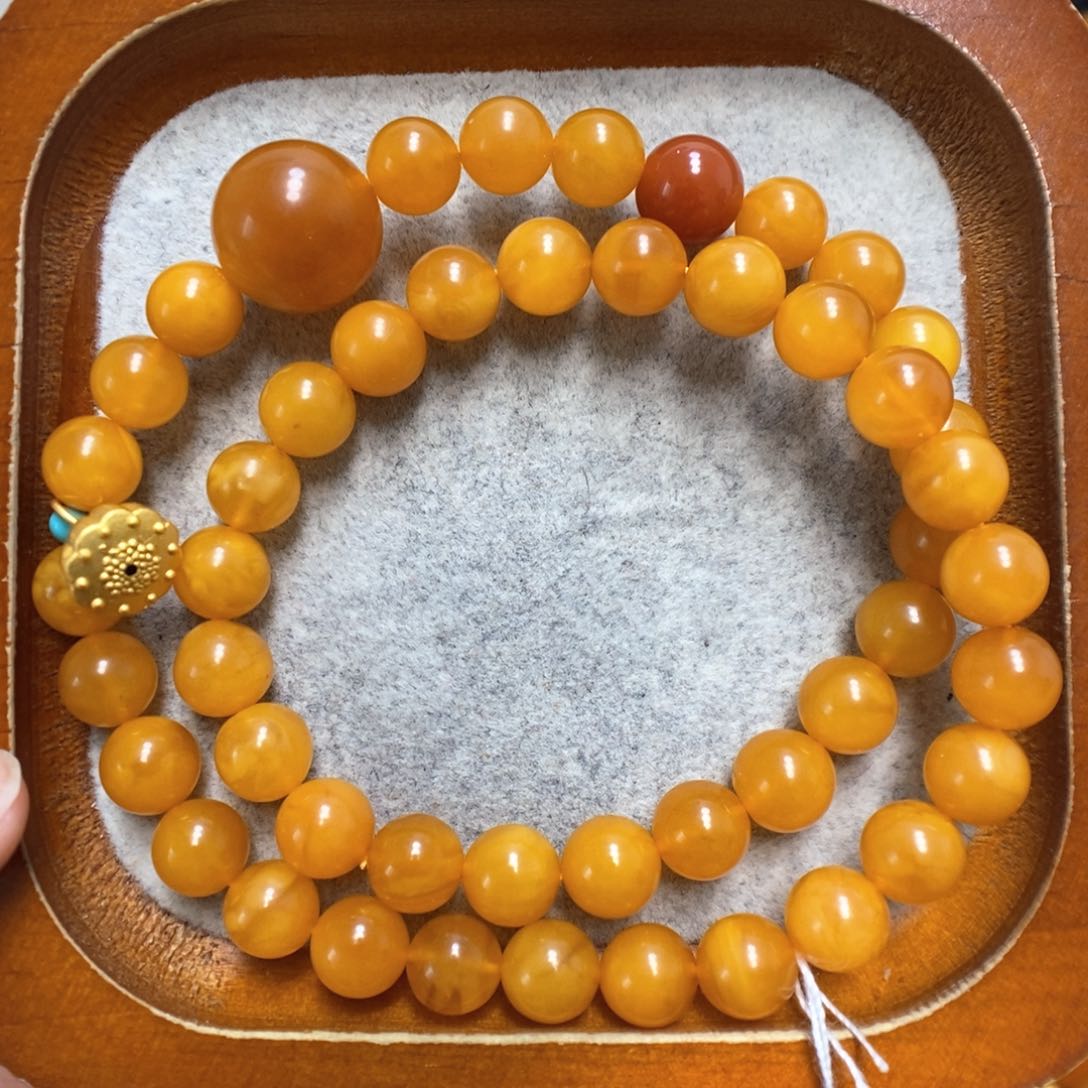 蜜蜡手串未镶嵌蜜蜡手串