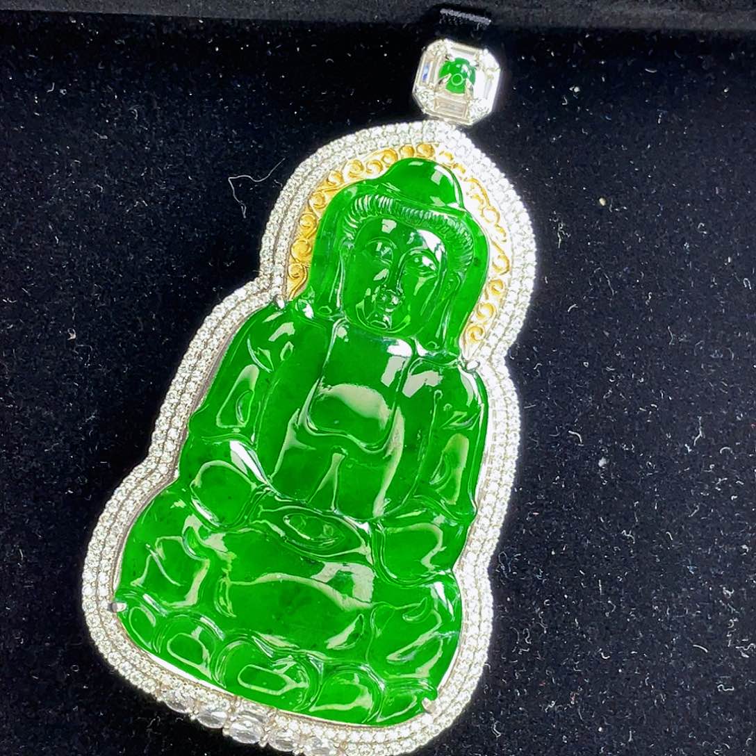 翡翠吊坠(不含链)未镶嵌