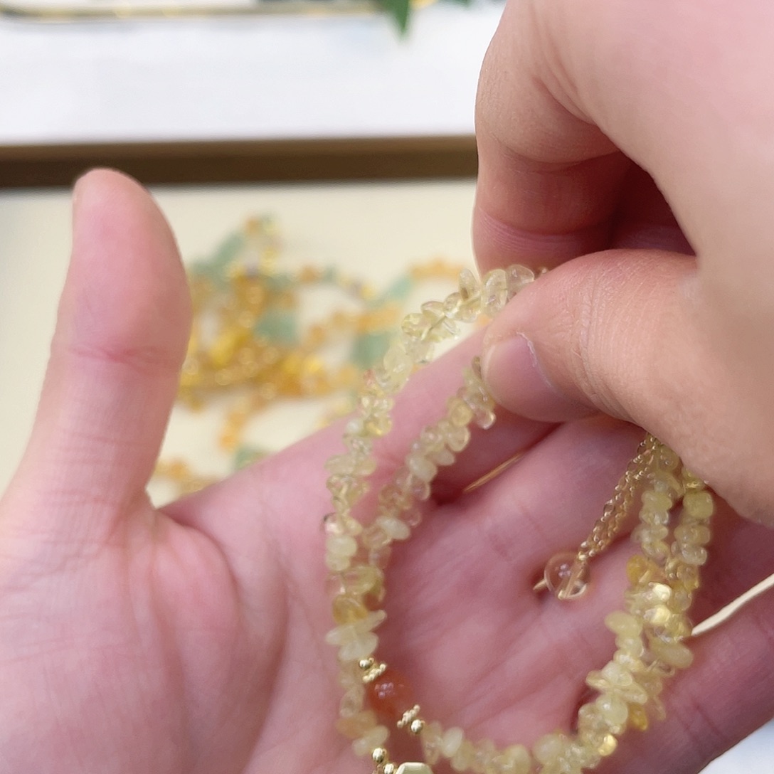 水晶手链未镶嵌黄水随性