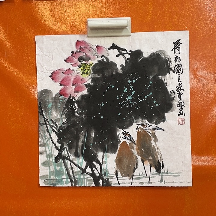 国画张圣敏先生纯手绘作品