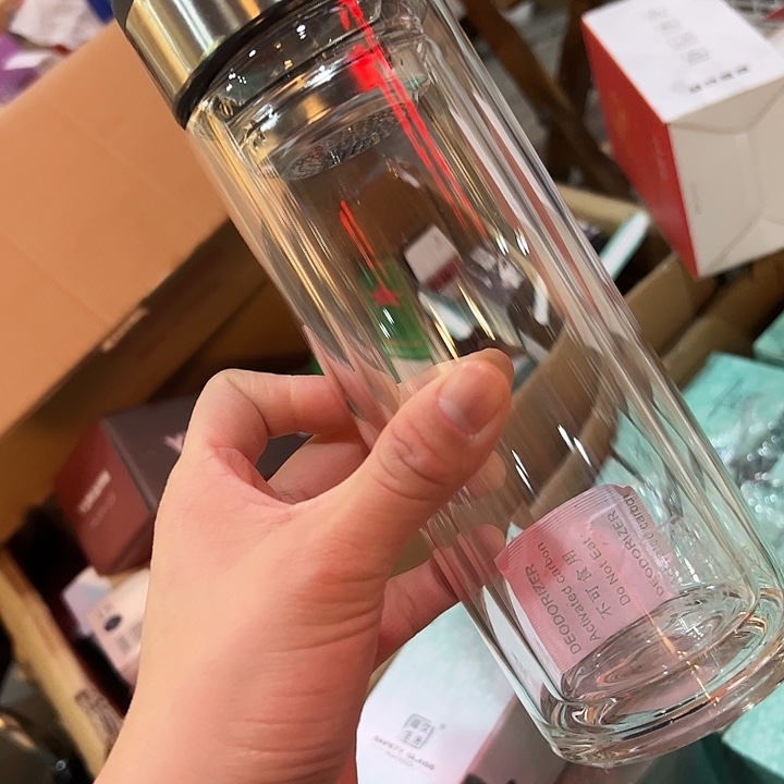 那艾双层8003玻璃杯  微瑕 玻璃杯