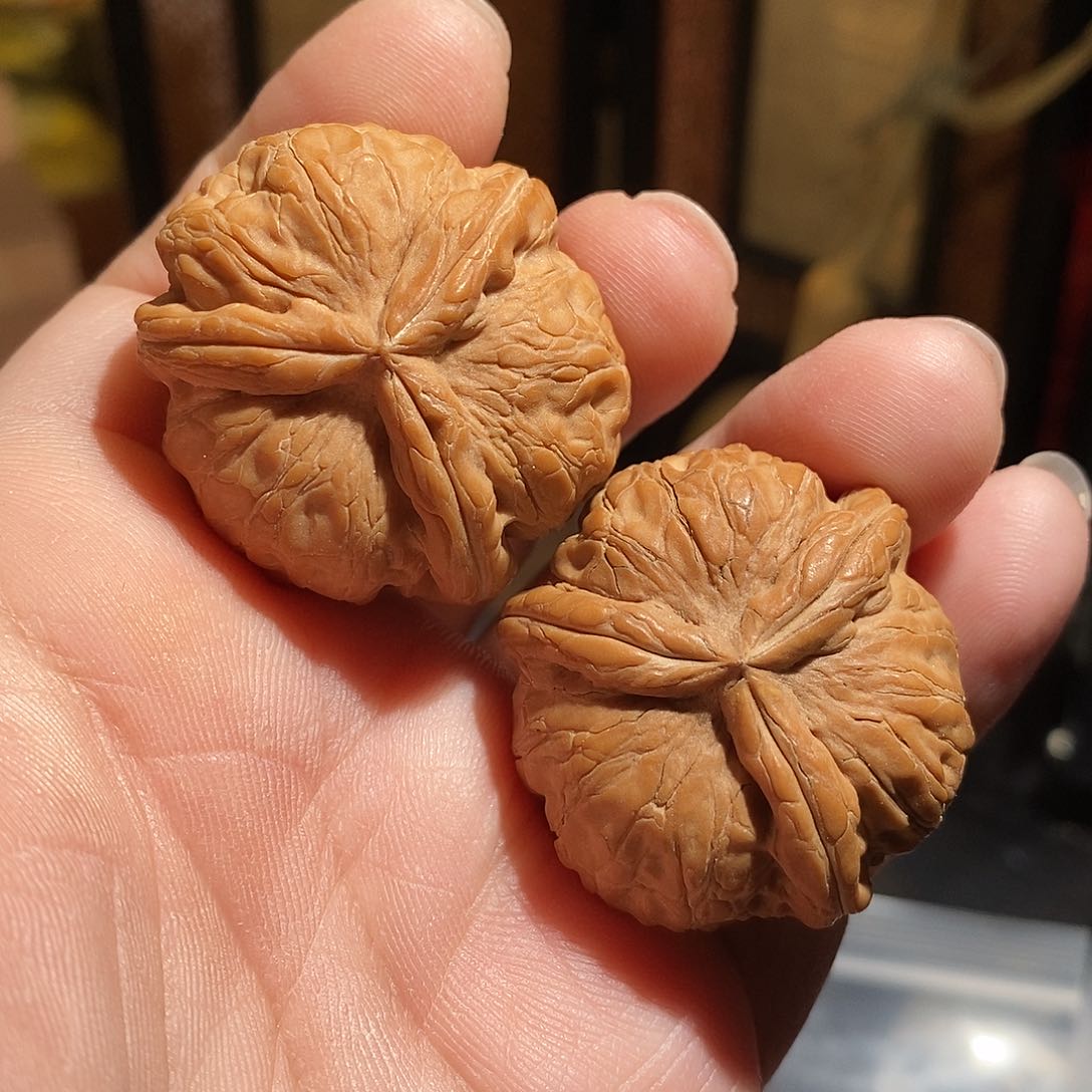 文玩核桃把件38.8元宝三棱全品