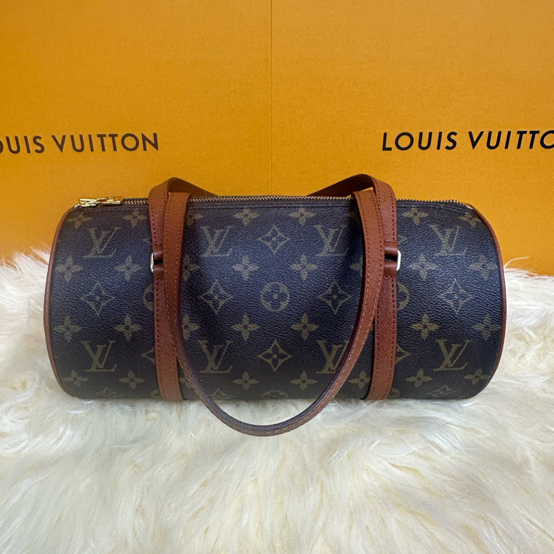 修复品【植鞣革修复品】路易威登/LV老花红皮巴比龙30单肩包