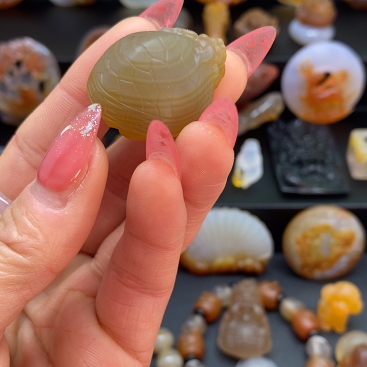 玛瑙/玉髓未镶嵌吊坠(不含链)