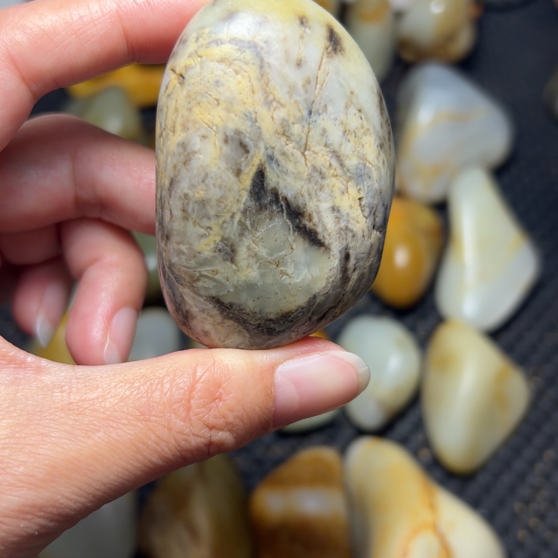 和田玉未镶嵌挂件A13