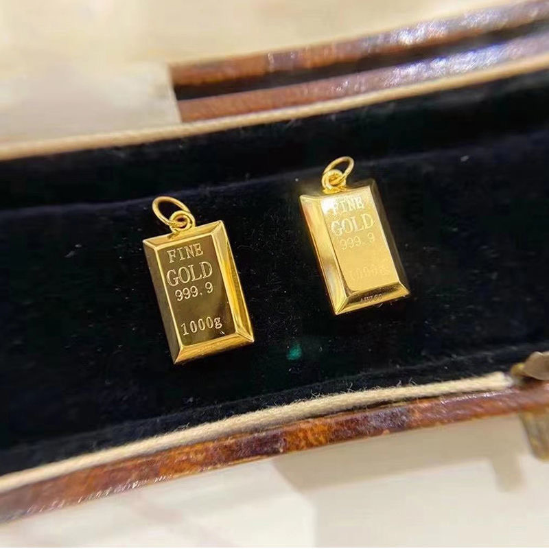 合金吊坠 Y0519小方砖吊坠不带链