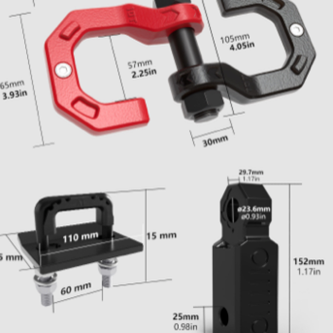 越野车装备拖车配件装饰