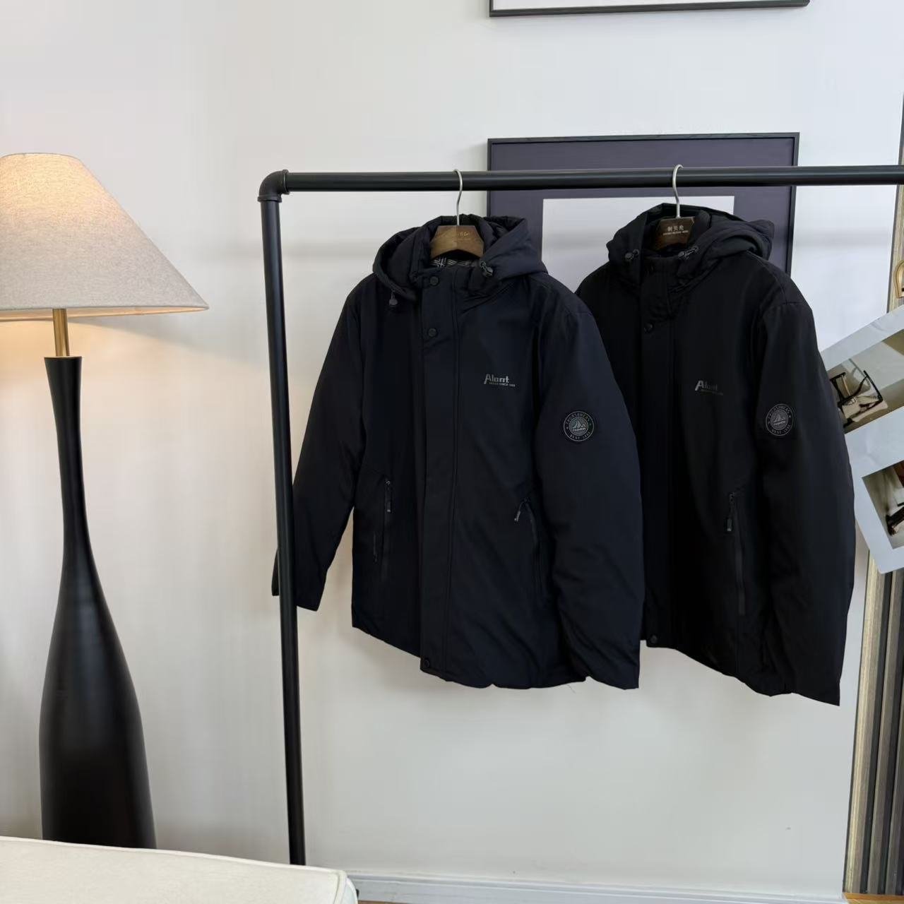 2025冬季男士简约商务休闲内里加绒连帽外套Y1531（卡码拍大）