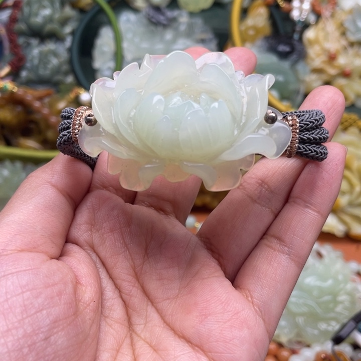 蛇纹石玉手牌合金