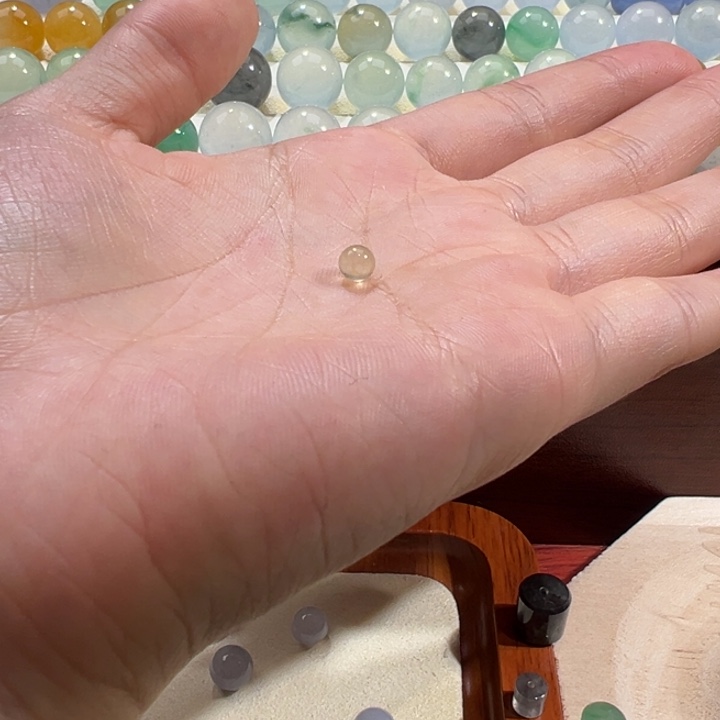 翡翠散珠天然缅甸翡翠A货4.5