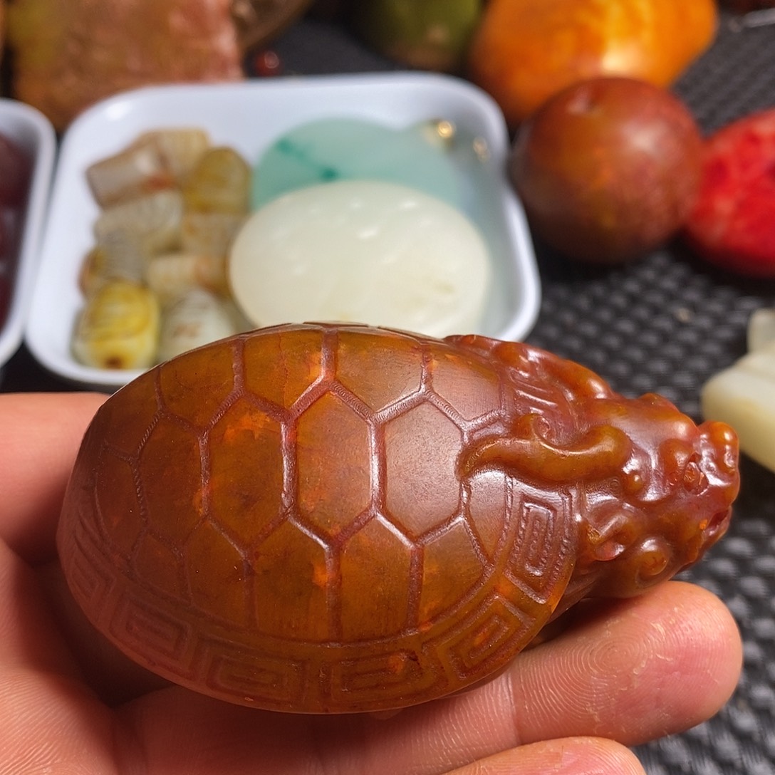 蛇纹石玉合金颈饰