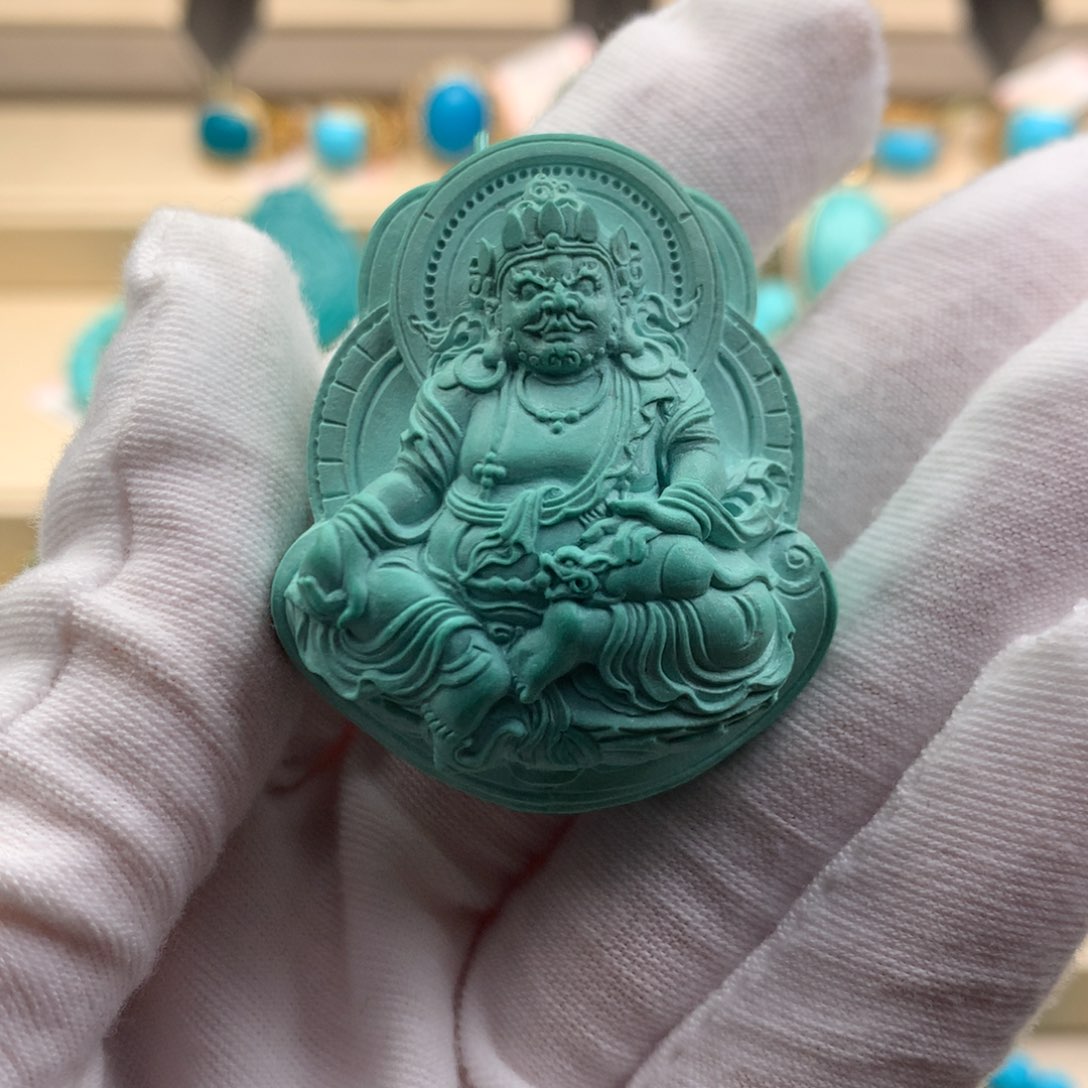 未镶嵌绿松石珠宝奇石