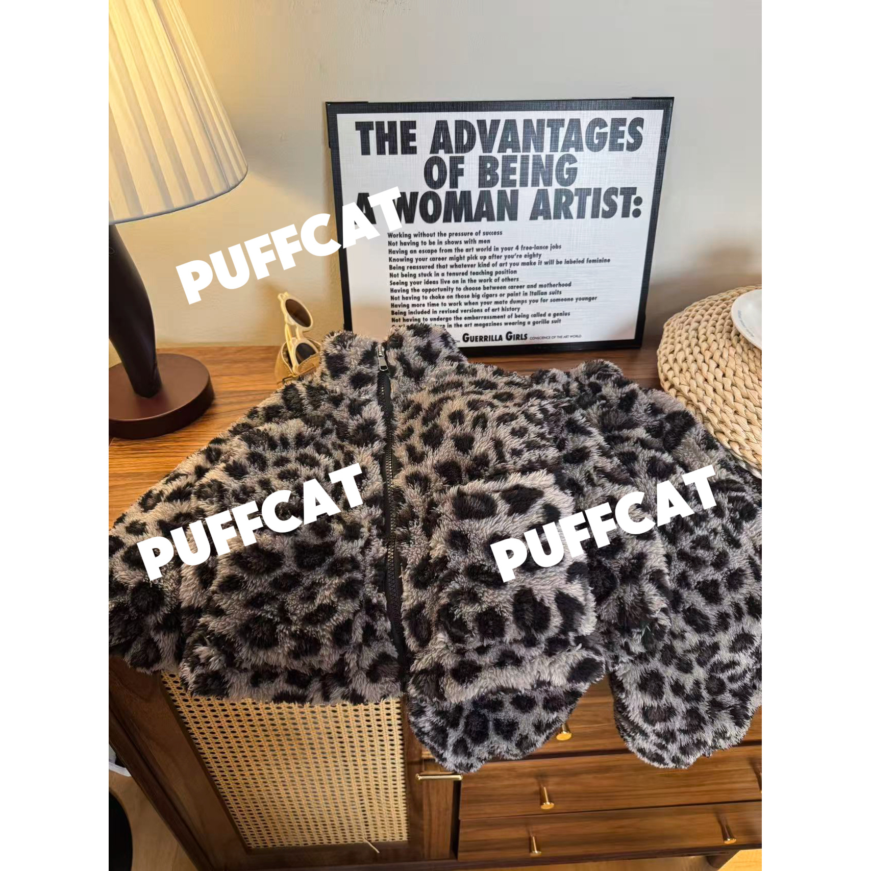 豹纹羊羔绒毛毛衣儿童卫衣冬季字母卡通厚款卫衣宝宝外穿05