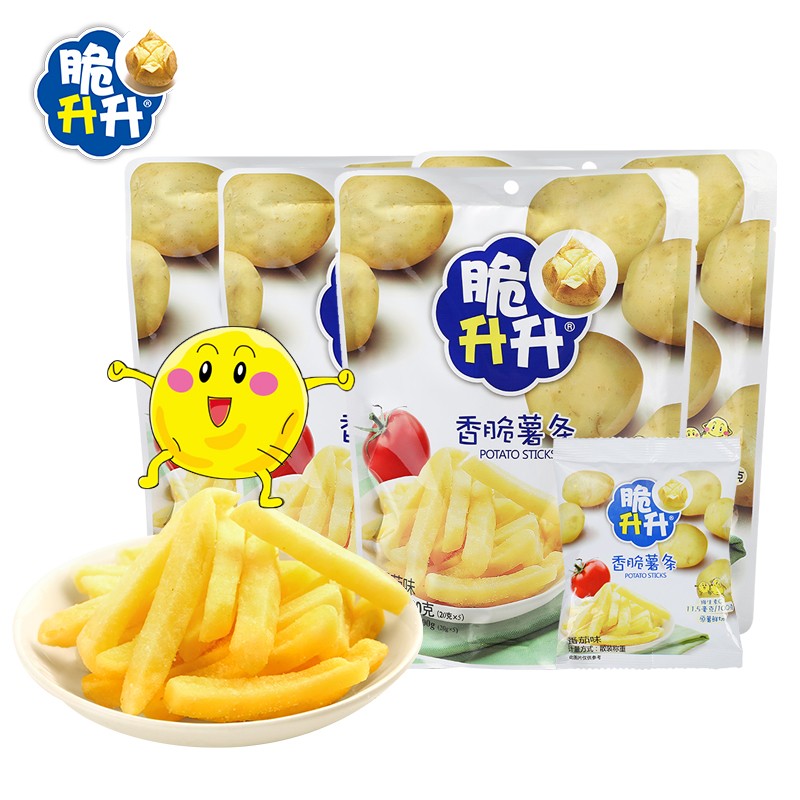 100克*20脆升升多种口味香脆薯条即食美味酥脆聚会解馋小零食