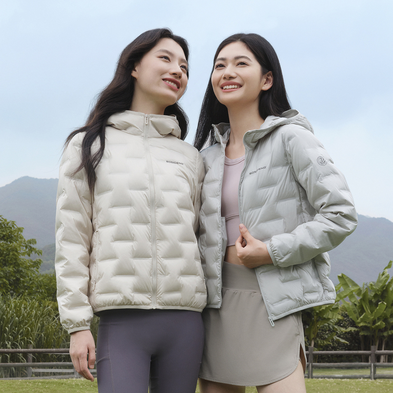 商场同款鹅绒2025春秋季新款女短款轻暖外套羽绒服外套