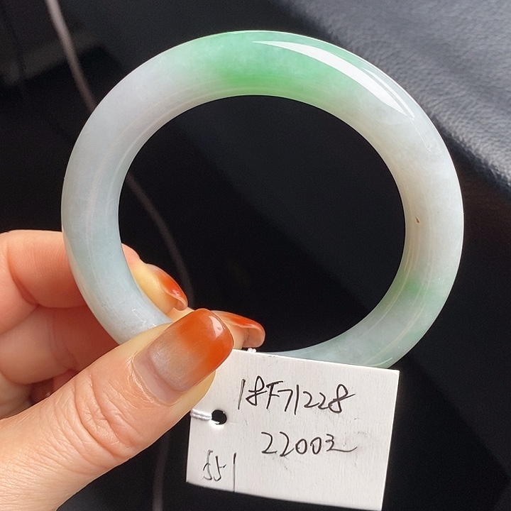 未镶嵌手镯翡翠55圆条6