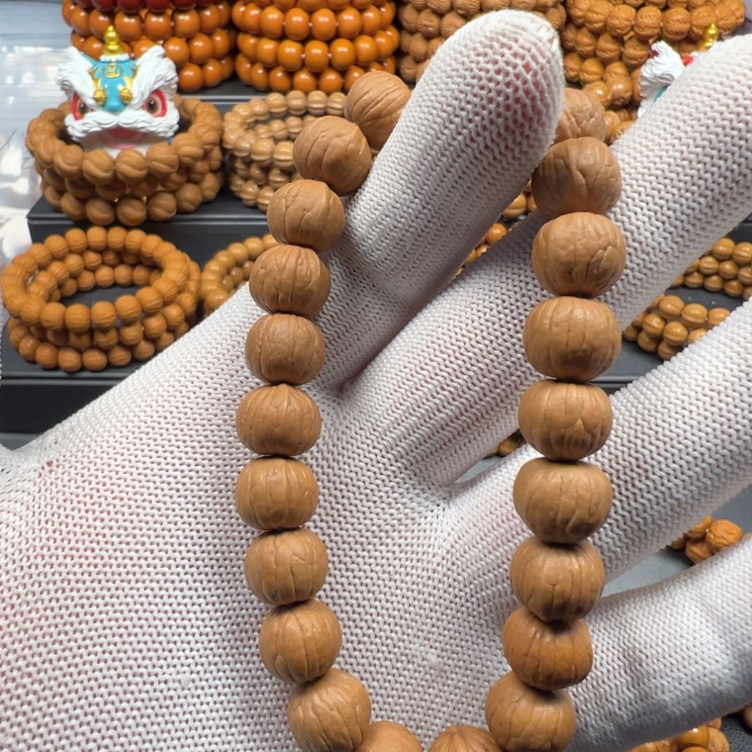 猴头核桃手串南瓜手持