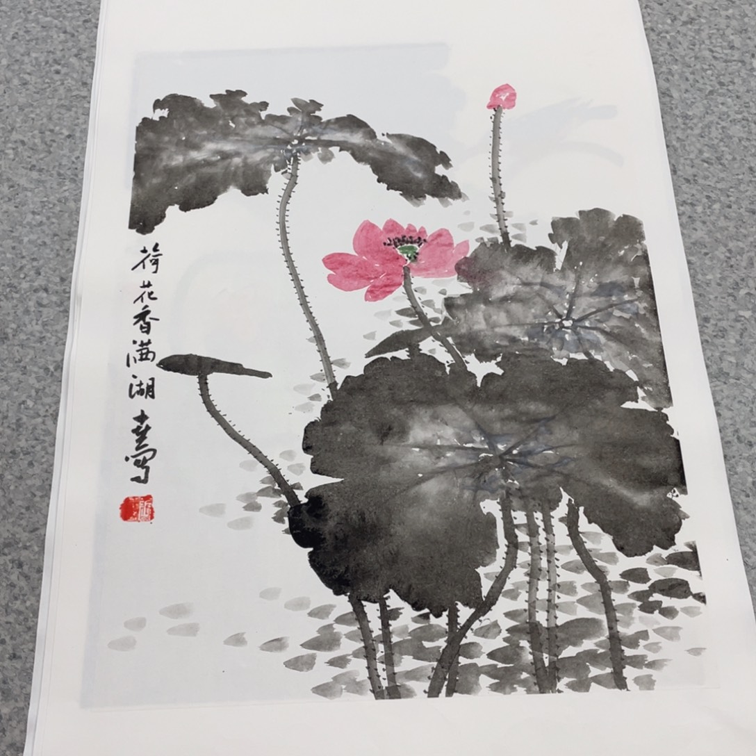 国画1.4平尺国画作品
