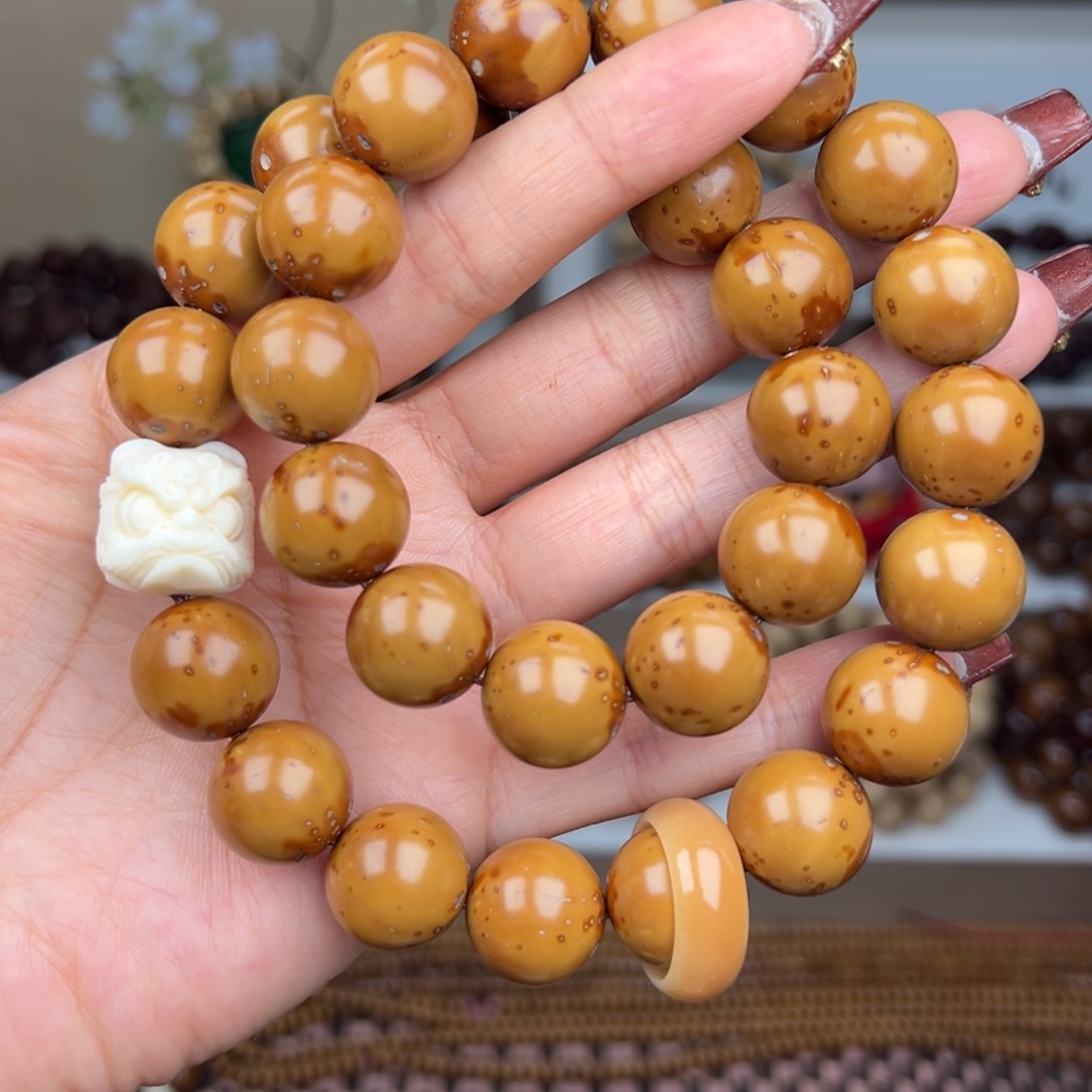 紫金鼠手串卡15半实心手持