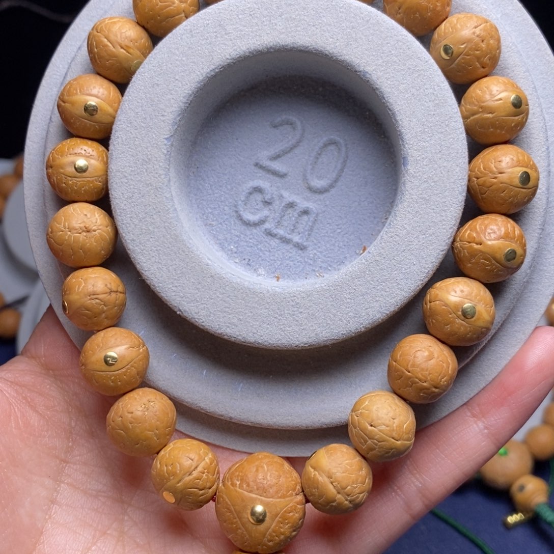 凤眼菩提吊坠12.5手串铜