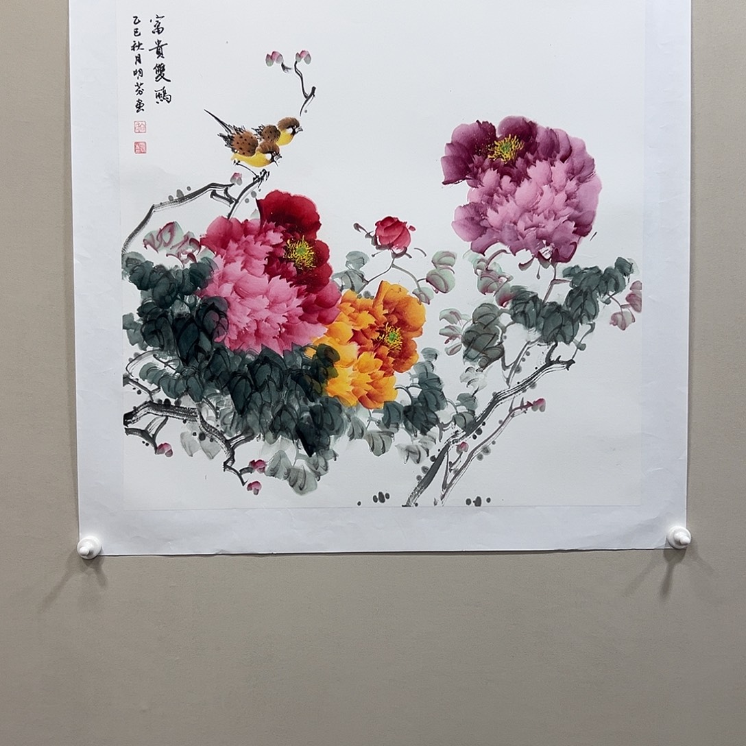 国画向明芬精品纯手绘4平尺