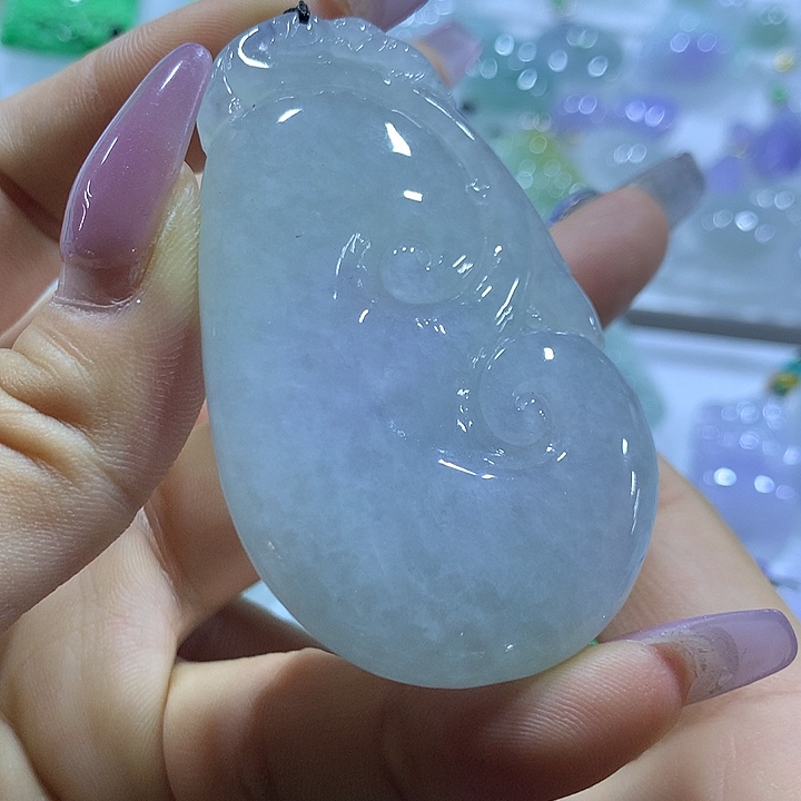 翡翠未镶嵌颈饰天然翡翠A货吊坠