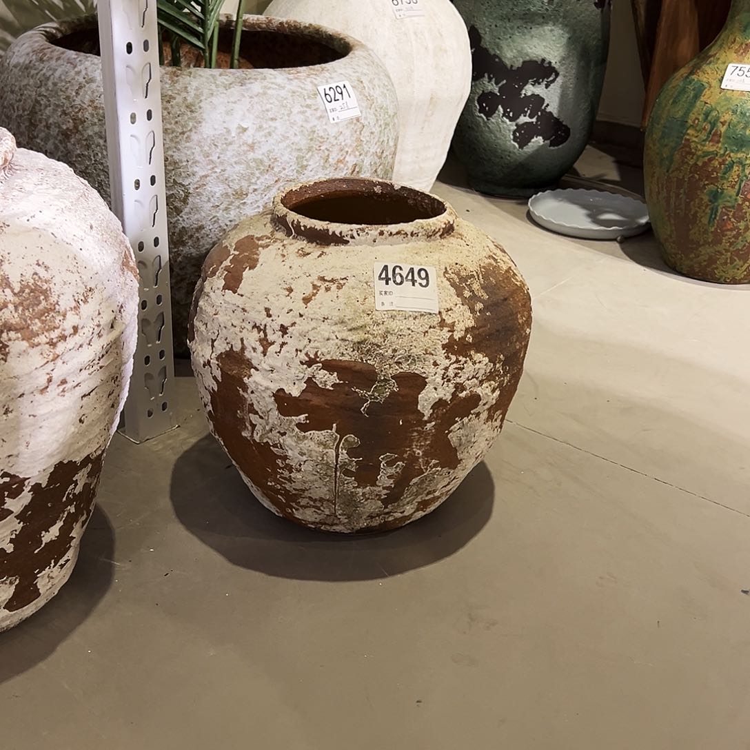 瓶4649高30口13陶瓷花瓶无孔