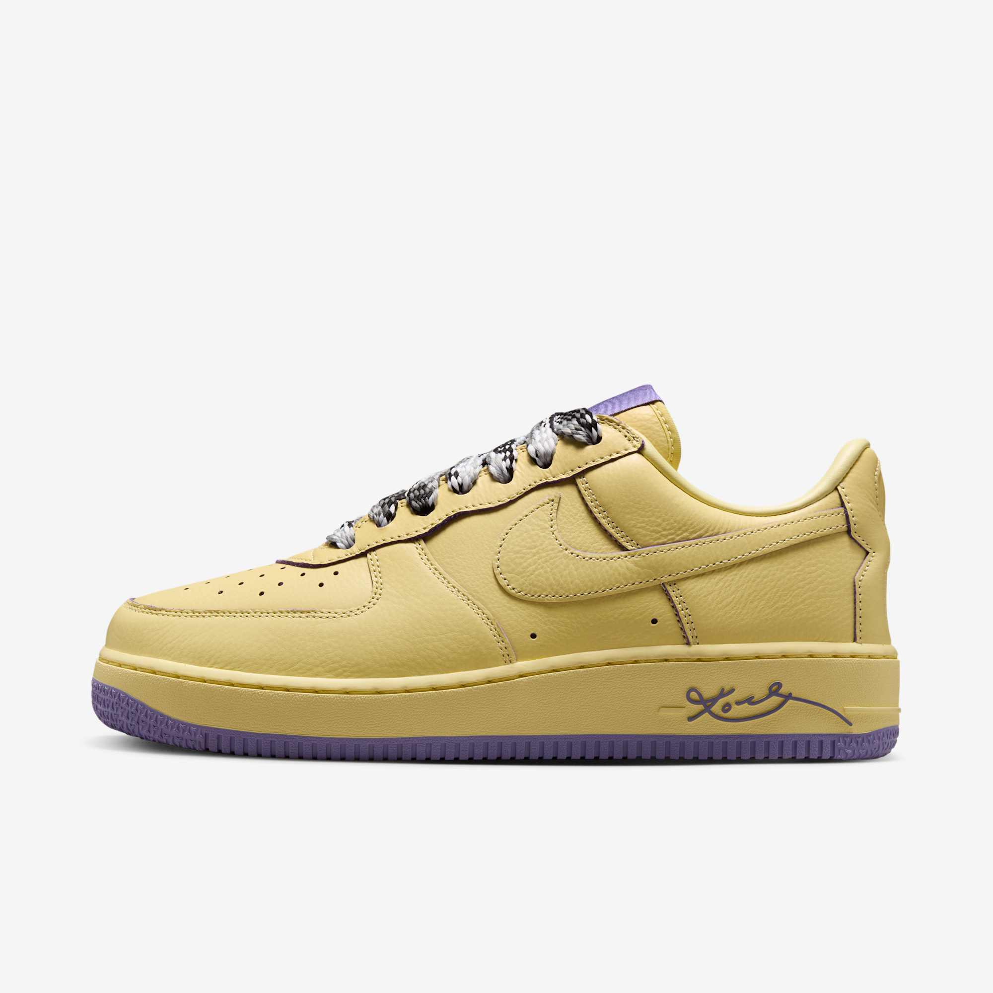 Nike Air Force 1 AF1科比 黄色 运动休闲板鞋HV9408-700