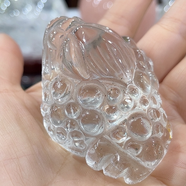 未镶嵌珠宝半成品水晶三脚金蟾