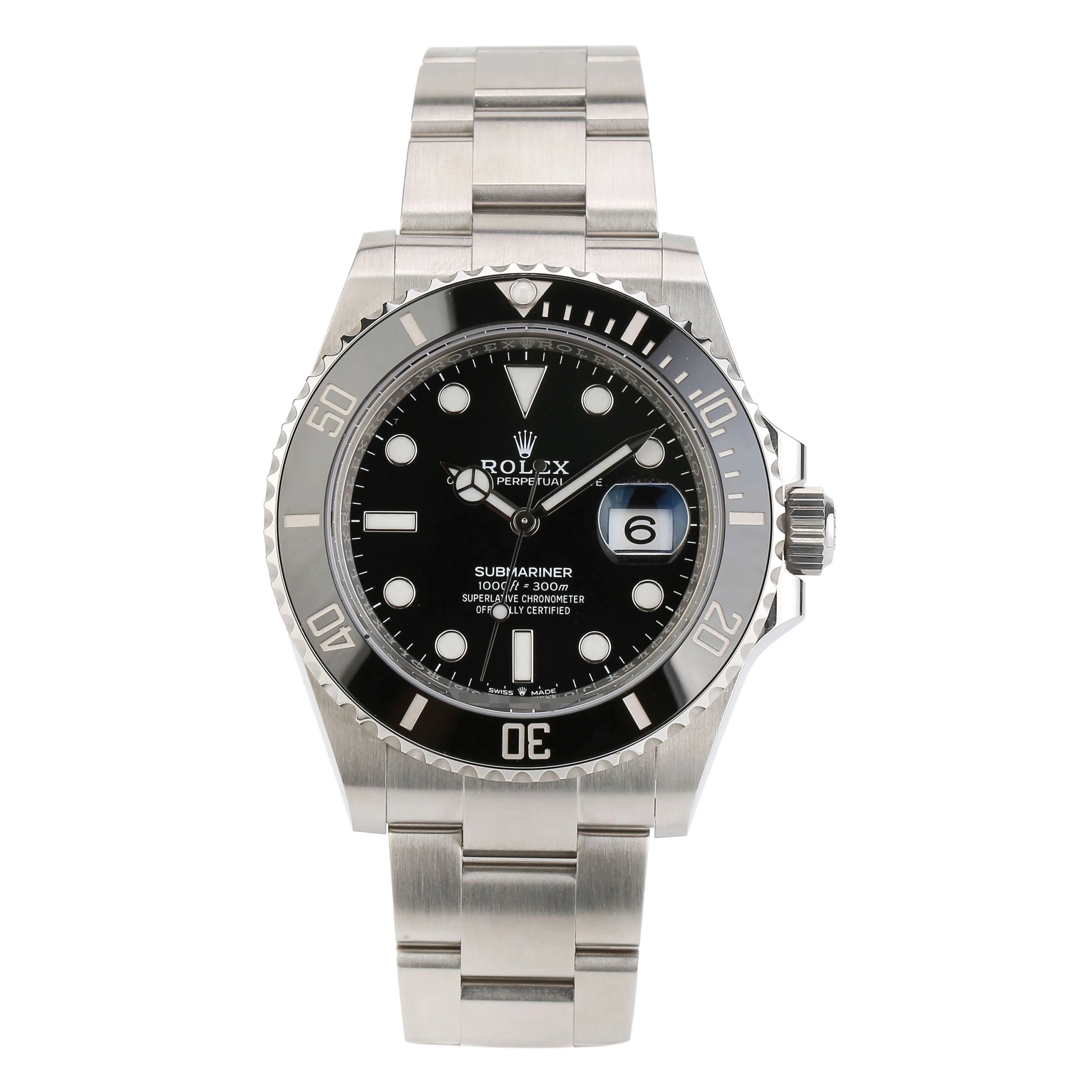 未使用 Rolex/劳力士 礼尚往来126610卡25年9月有历黑水鬼646QA