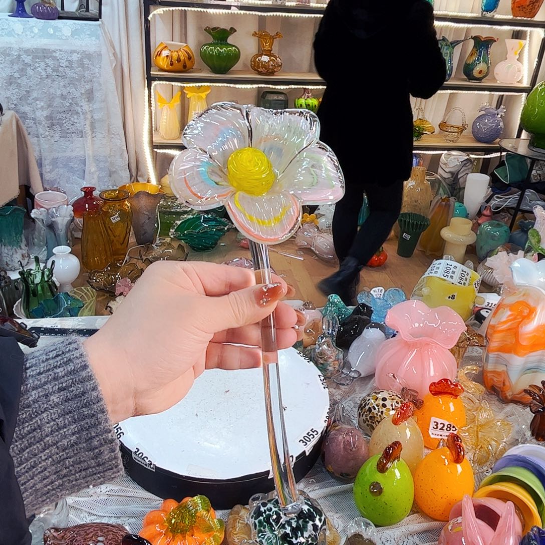 小花家悦美居琉璃摆件