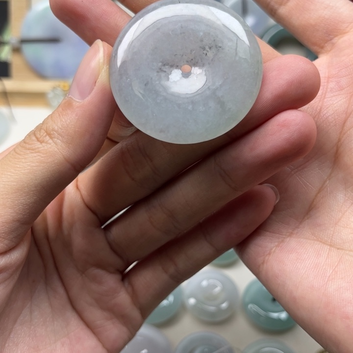 颈饰未镶嵌翡翠天然翡翠Ａ货