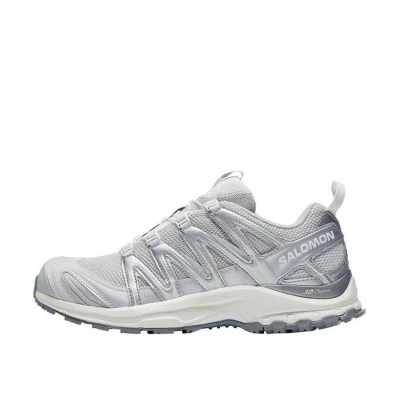SALOMON XA PRO 3D 萨洛蒙 银白 高端户外运动跑步鞋 477736