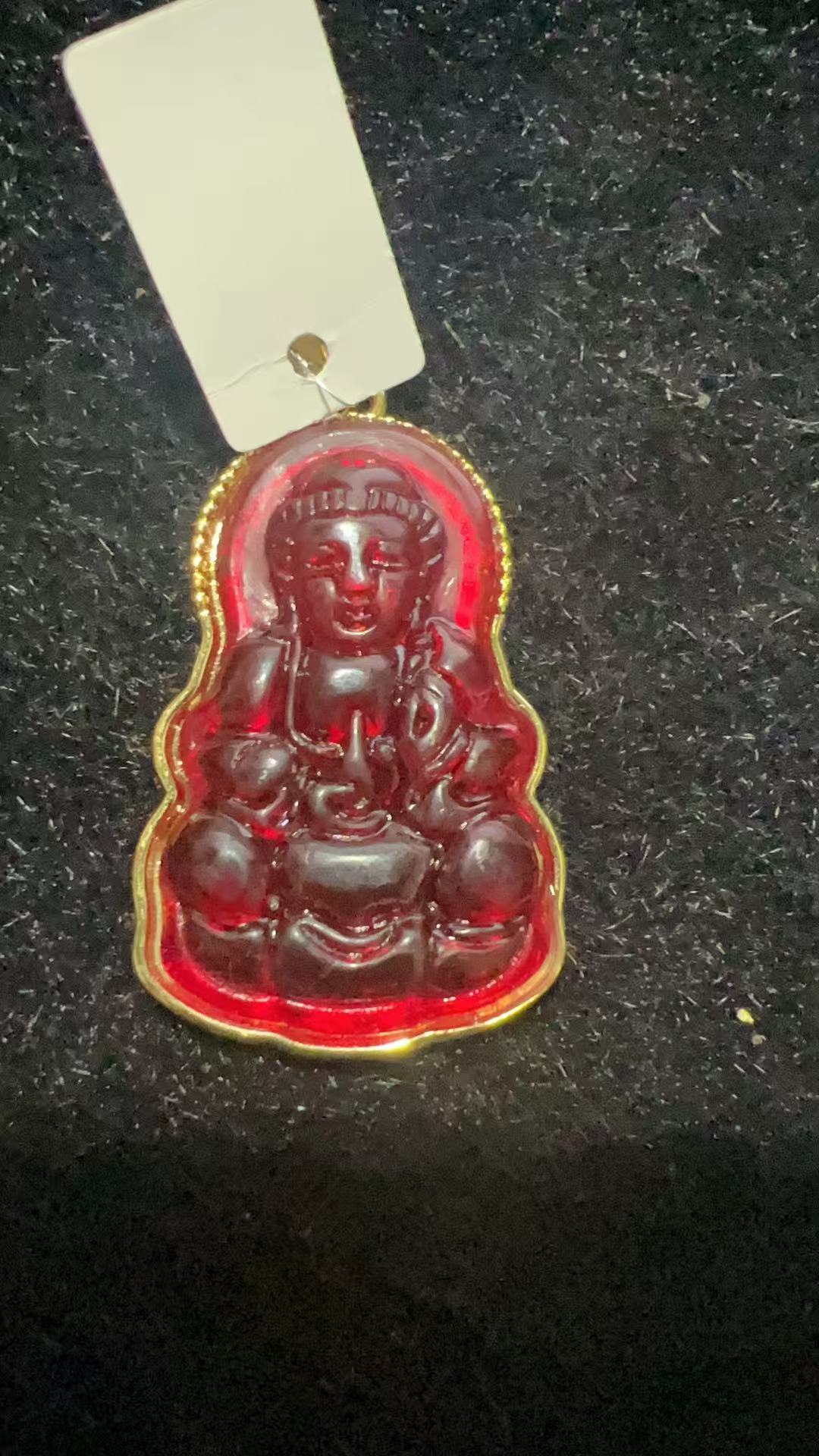 CT20 红观音设计吊坠