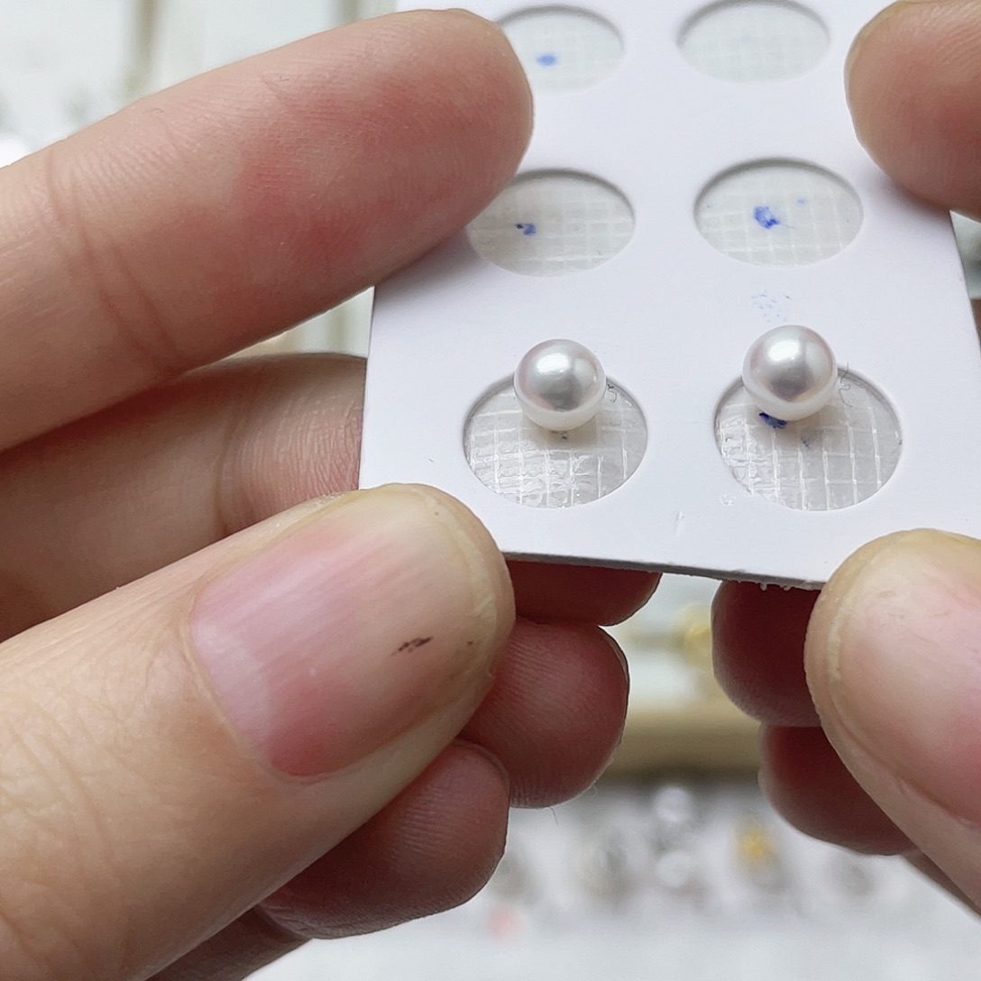 太***人耳饰银S925镶嵌淡水珍珠