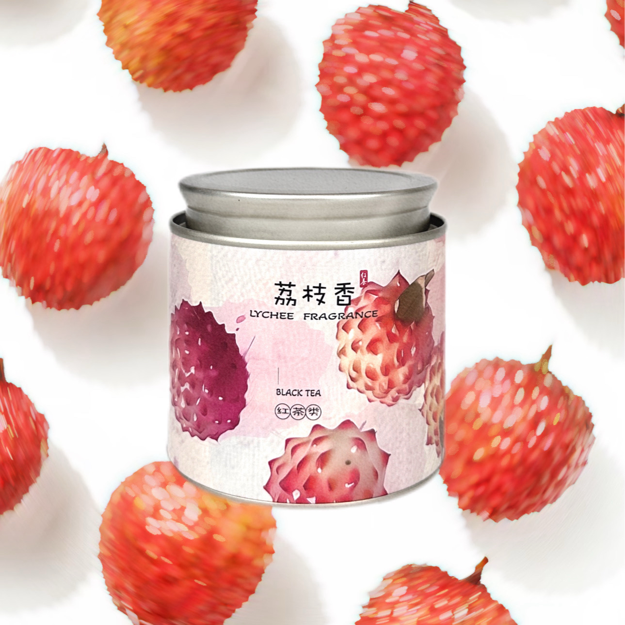 【荔枝香囤货链接】无香精 天然荔枝香 蜜桃香  武夷山红茶60g