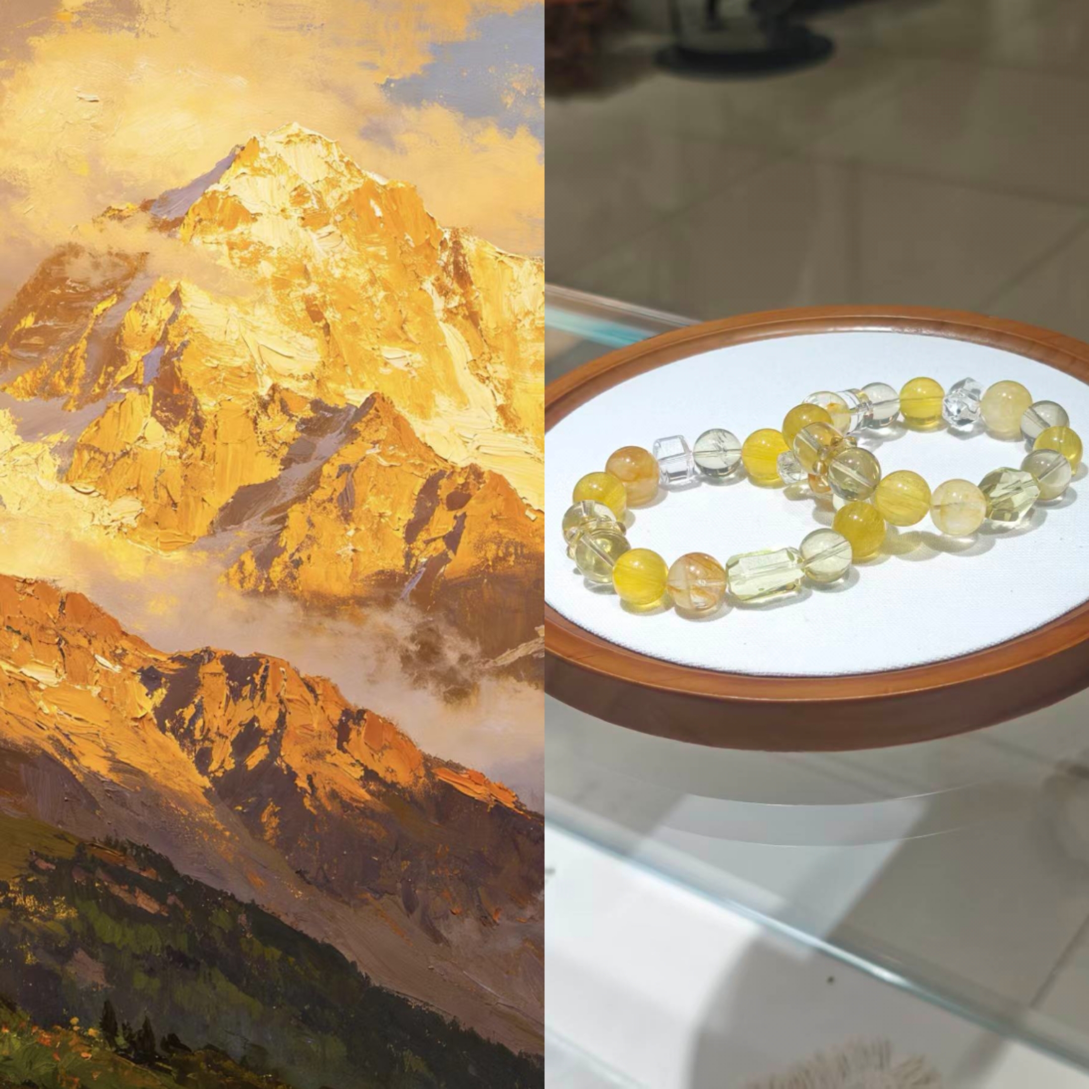 【新疆专场】原创“日照金山”单圈手链 多样性发一 约13-14mm 5428LL