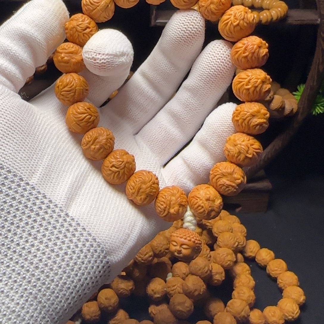 婧***耘猴头核桃吊坠猴头15