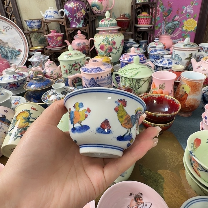 日***曦摆件瓷景德镇陶瓷
