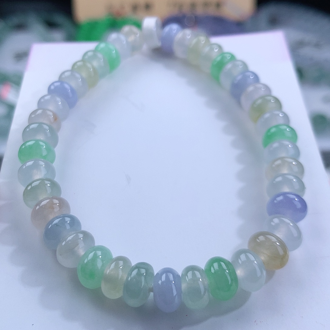 未镶嵌翡翠手链卡7.2mm