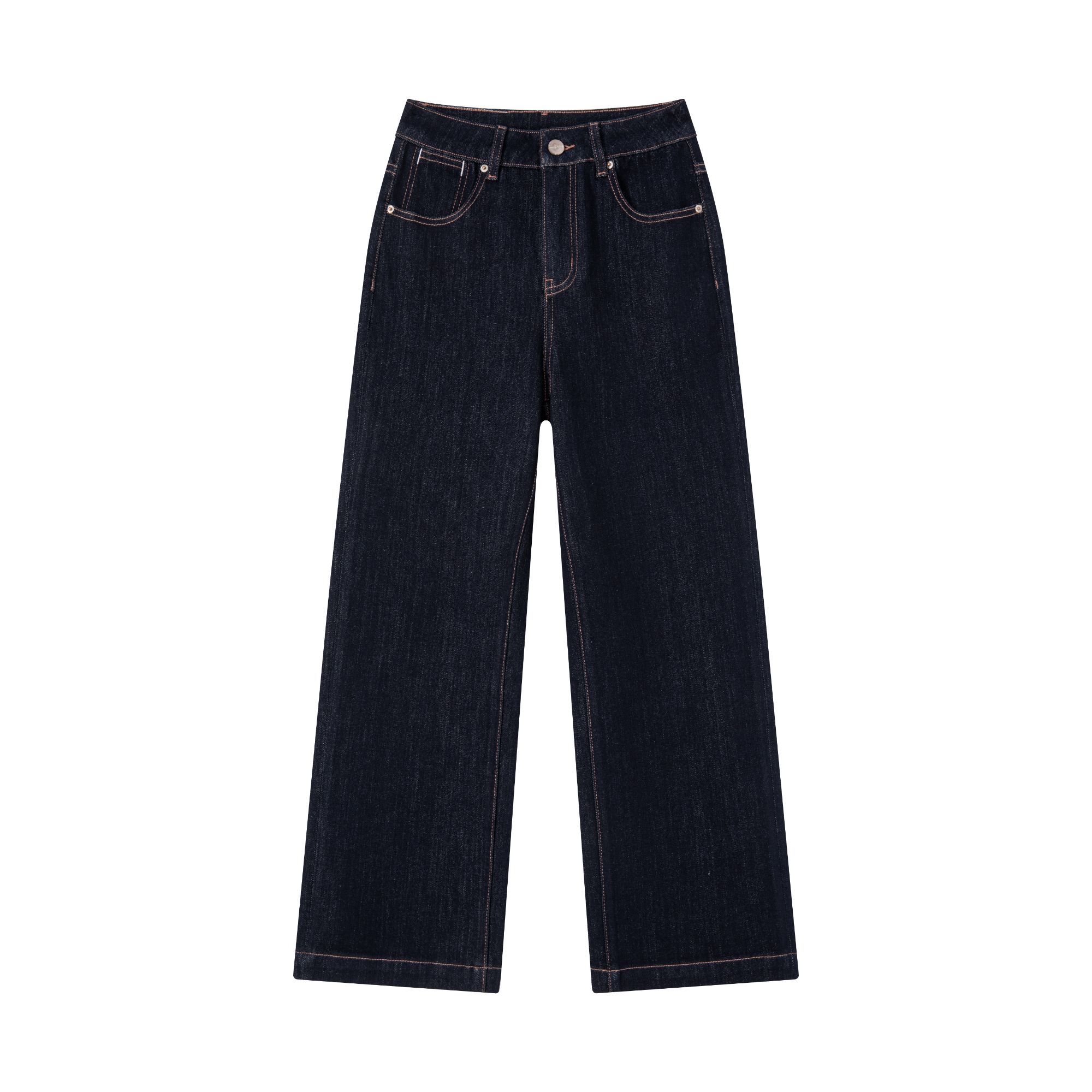 镇店之宝八面弹 黑金法棍裤 2025年新款法棍直筒裤9903