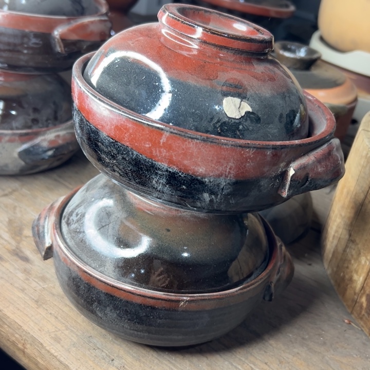 库存尾货五厂煤烧小元宝锅一套口径17