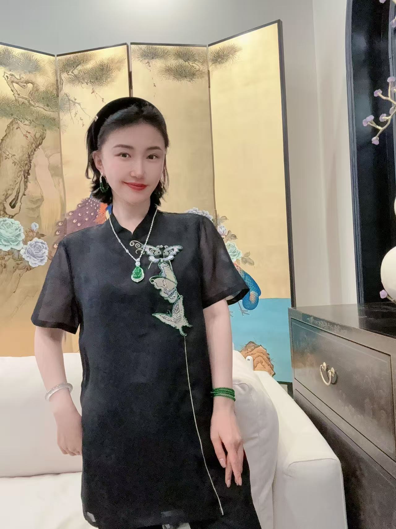 Betty Bairn【匠心/ 绮罗翩梦】19姆米花螺桑蚕丝裙子25B-BW10562