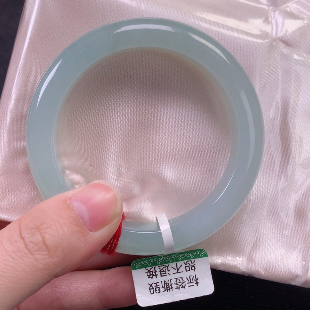 未镶嵌手镯翡翠缅甸天然翡翠手镯5556