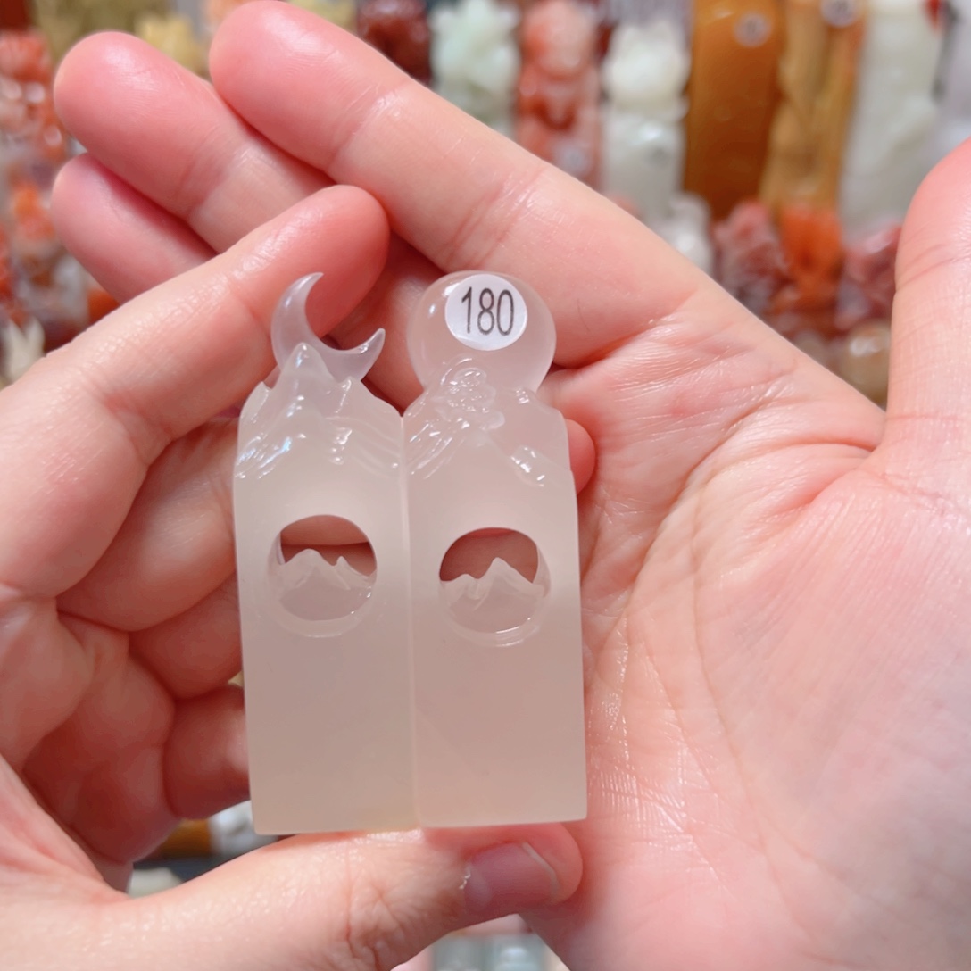 小***艳大糖手工篆刻器皿包手工刻字