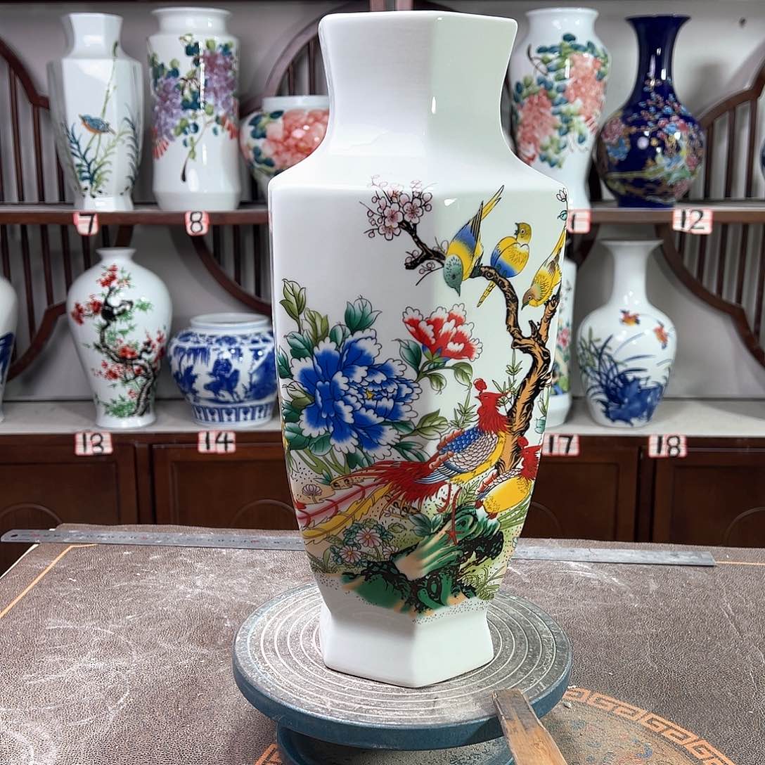 摆件景德镇陶瓷6牡丹