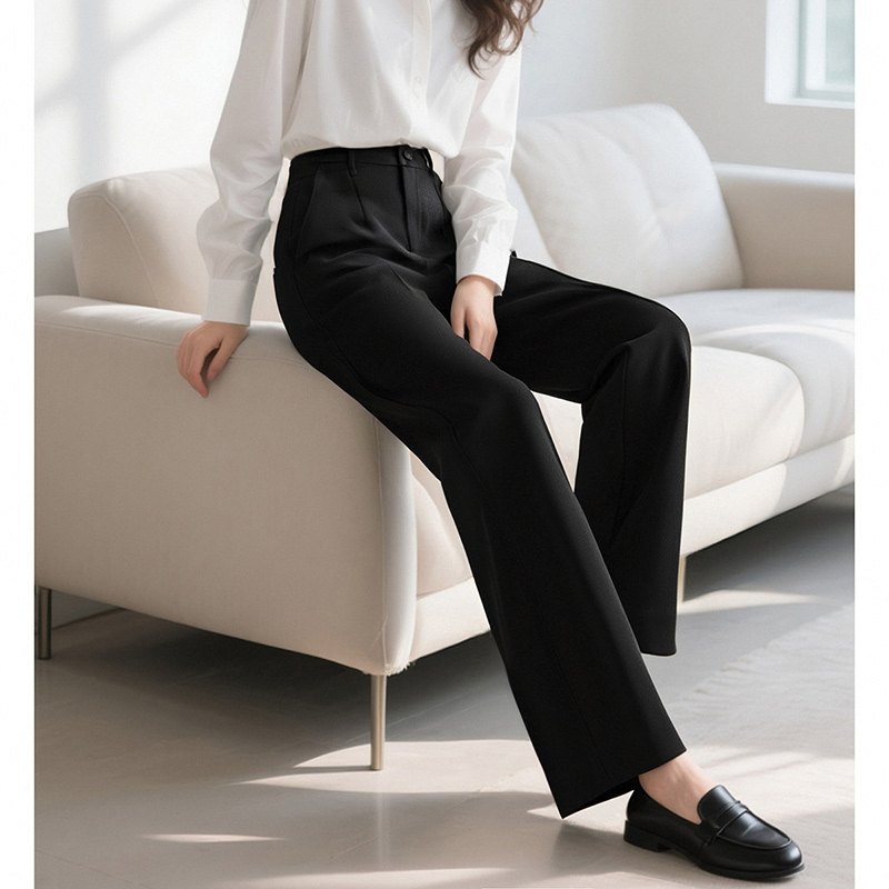 【新品】百搭神裤2025裤子直筒裤女25071229