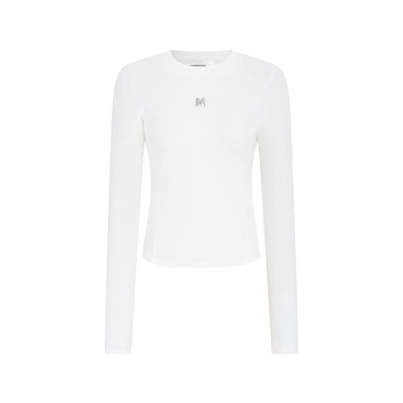 M118修身长袖正肩T恤女时尚上衣新款上新显瘦打底衫