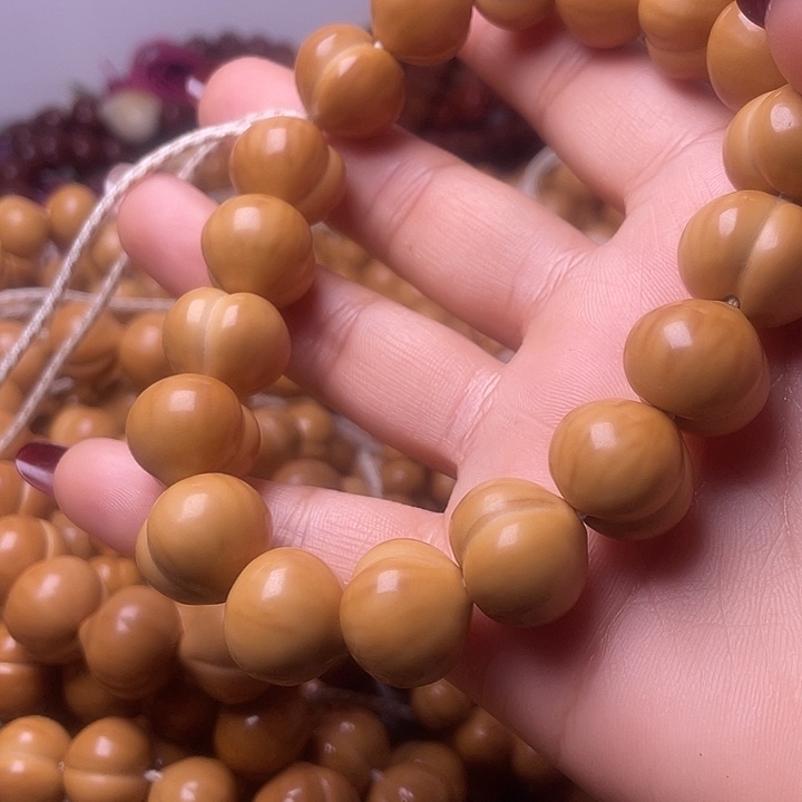 猴头核桃手串16尺寸镜面柯基屁桃手持全品无暇